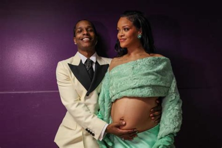 Pregnant Rihanna Glows With ASAP Rocky In LA As They Expect Baby No. 2: Photos