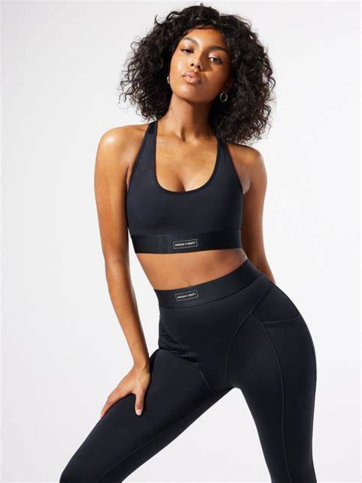 Pregnant Rihanna Models New Sports Bra From Savage X Fenty’s Athletic Line: Photos