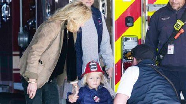 President Biden’s Grandson Beau, 2, Is Too Cute Visiting Firefighters With Grandpa On Thanksgiving