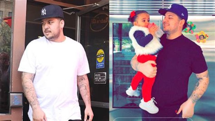 Rob Kardashian Looks Like He’s Dropped 100 lbs As He Cuddles Dream On His 31st Birthday — See Stunning Pic