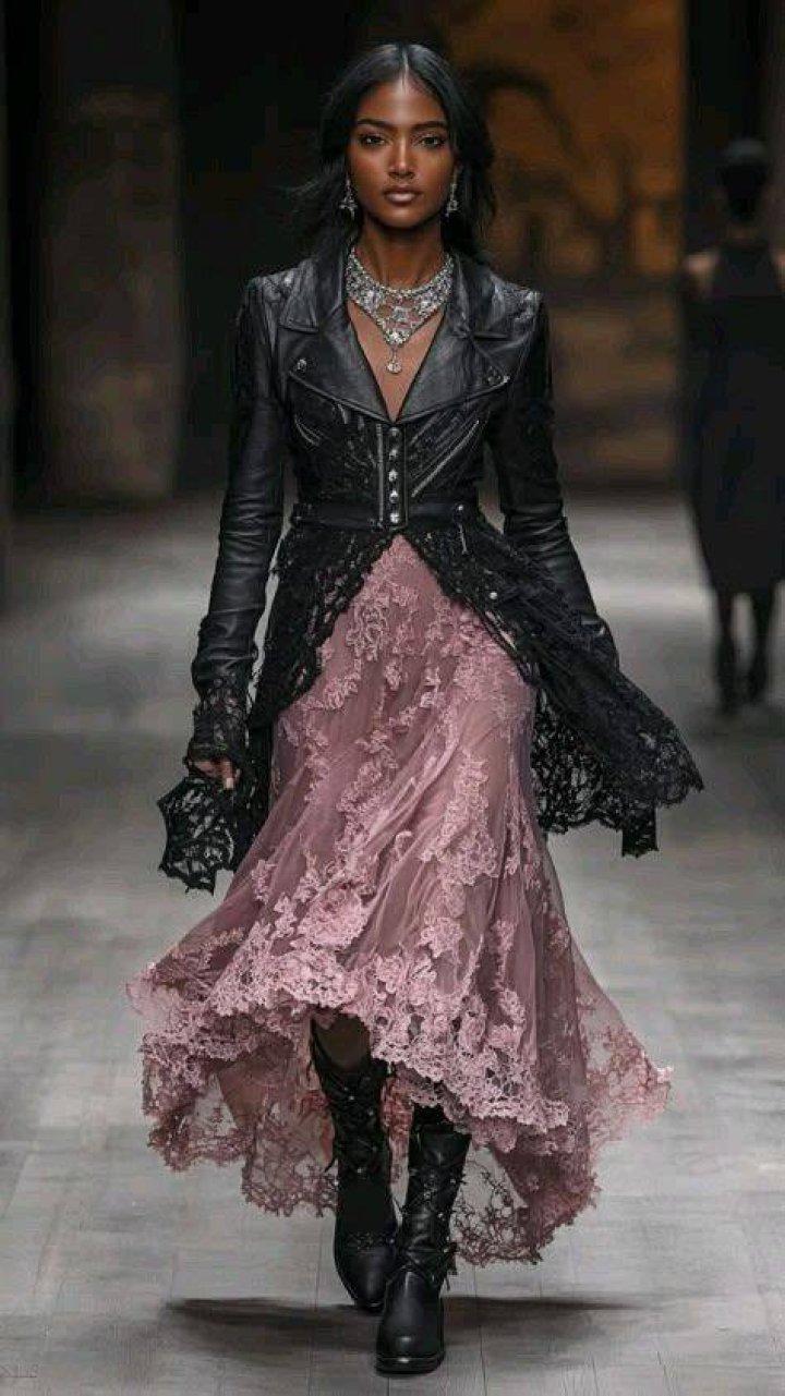 See His Leather & Lace Outfit – Hollywood Life