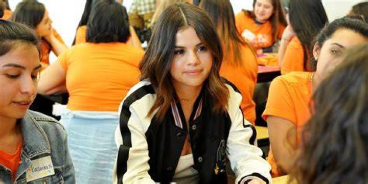 Selena Gomez Visits High School For Coach Event — Pics