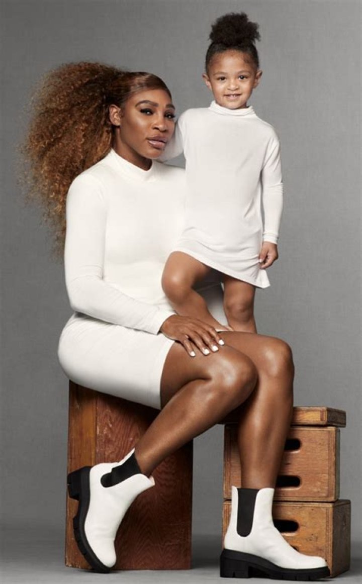 Serena Williams & ‘Mini-Me’ Olympia, 3, Pose Together In Mother-Daughter Stuart Weitzman Campaign
