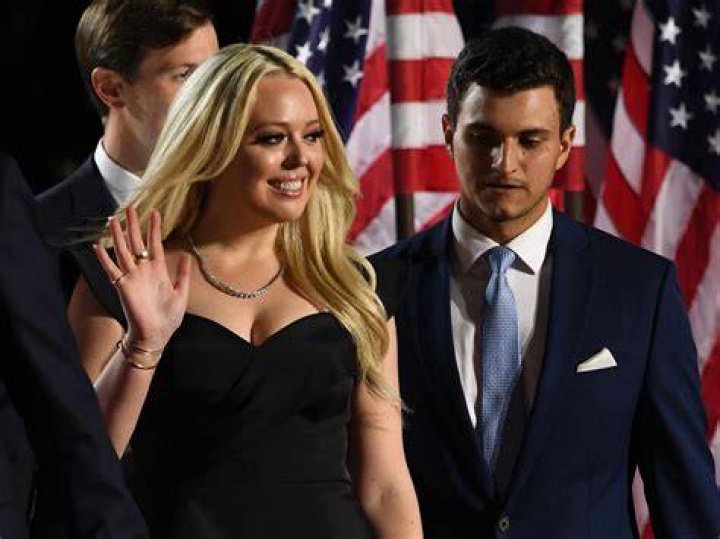 Tiffany Trump Looks Stunning In Black Dress While Holding Hands With BF After Law School Finals