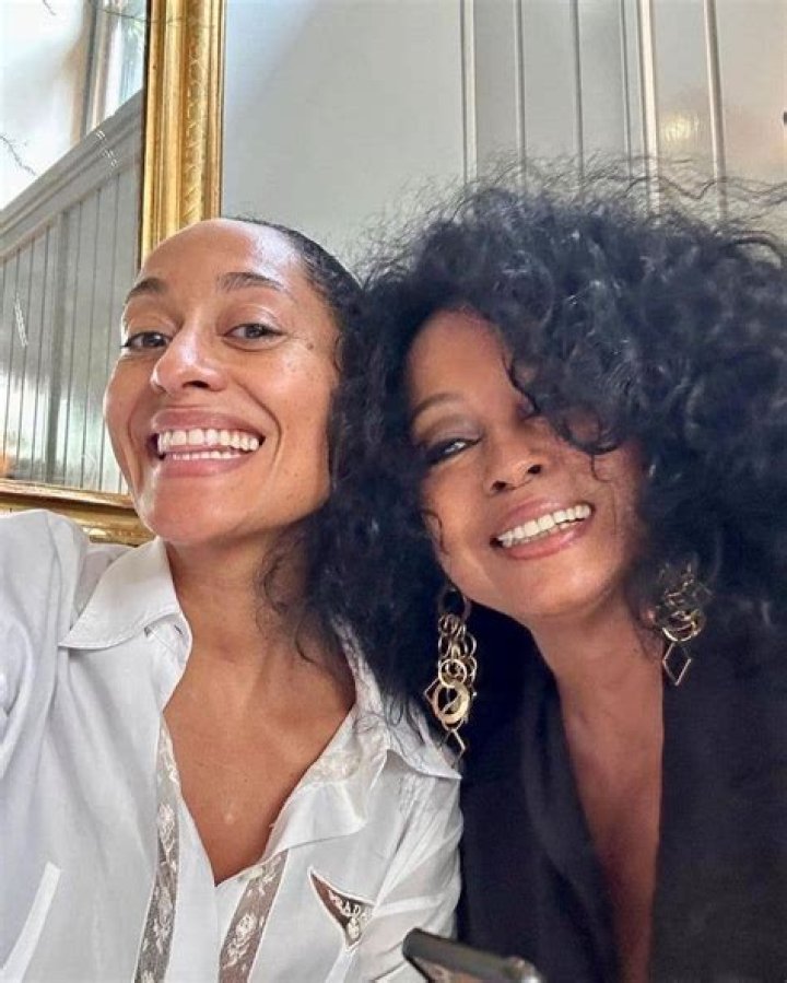 Tracee Ellis Ross Looks Just Like Mom Diana Ross In Metallic Crop Top – Hollywood Life