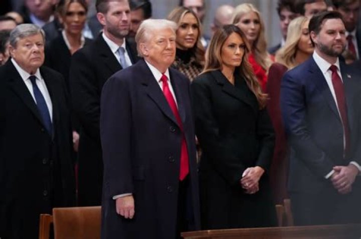 Trump’s Attend Prayer Service At The National Cathedral — PICS