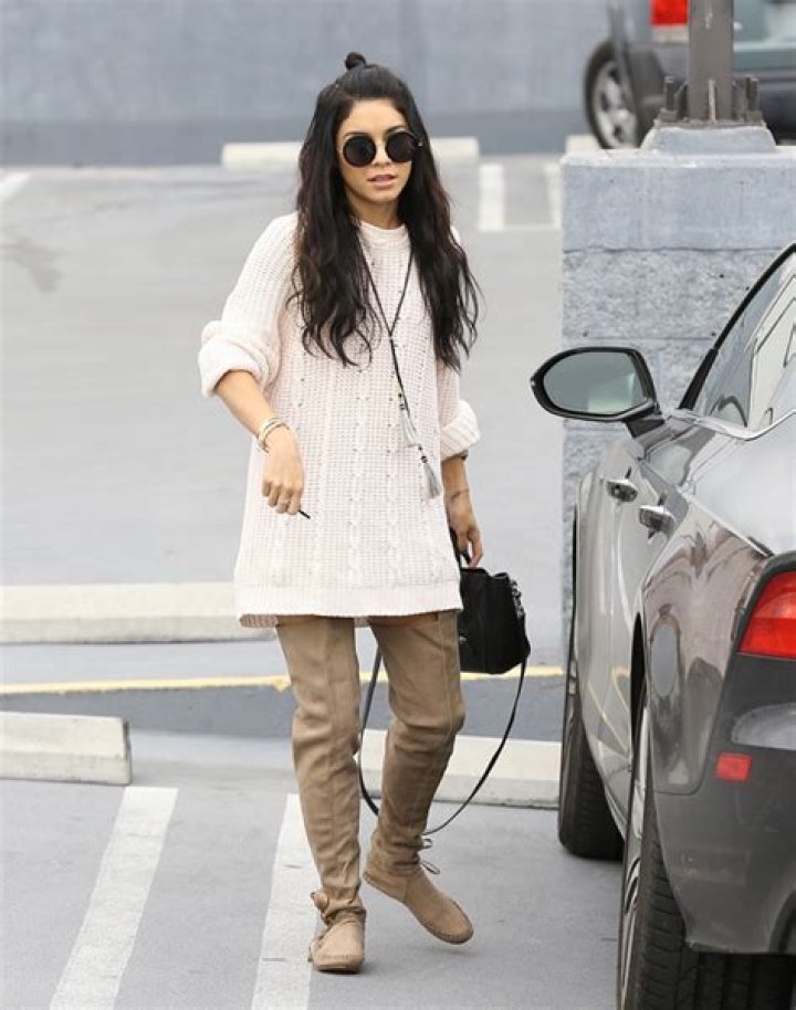 Vanessa Hudgens’ Boots & Shorts Combo — Try The Trend With Over-The-Knee Boots – Hollywood Life