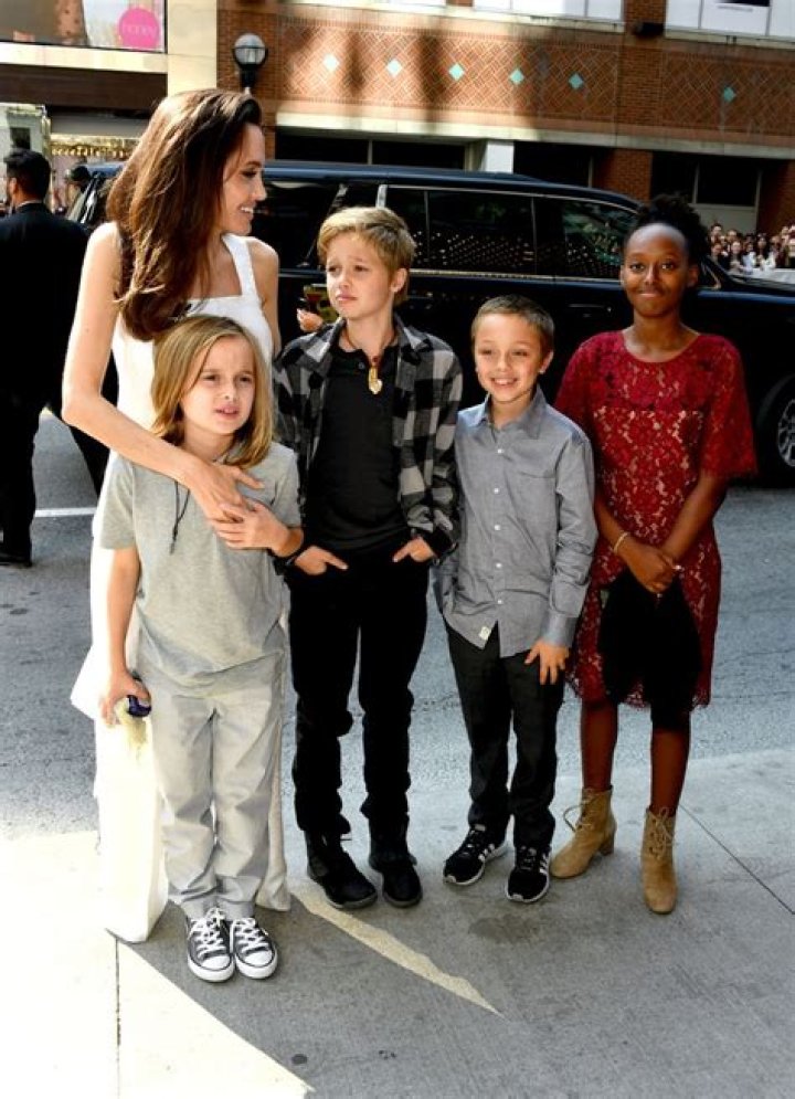 Vivienne Jolie-Pitt, 13, & Big Brother Pax, 17, Step Out To Go Shopping For Their Husky Puppy — Photos