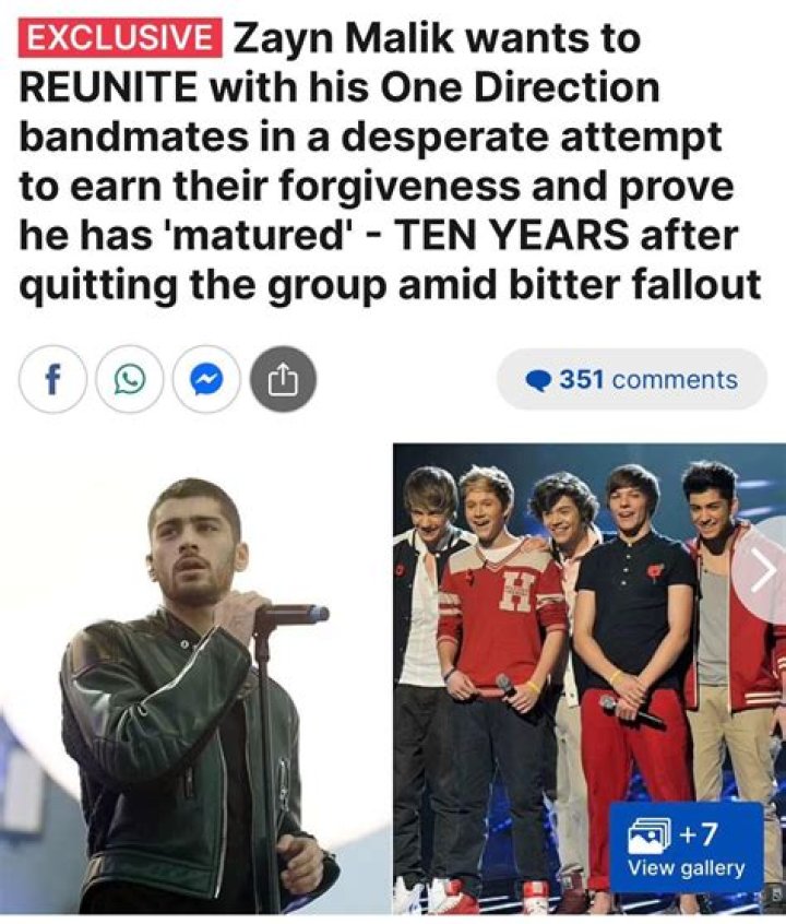 Zayn Malik Blasts His Former One Direction Bandmates: I’ve Cut All Ties With Them